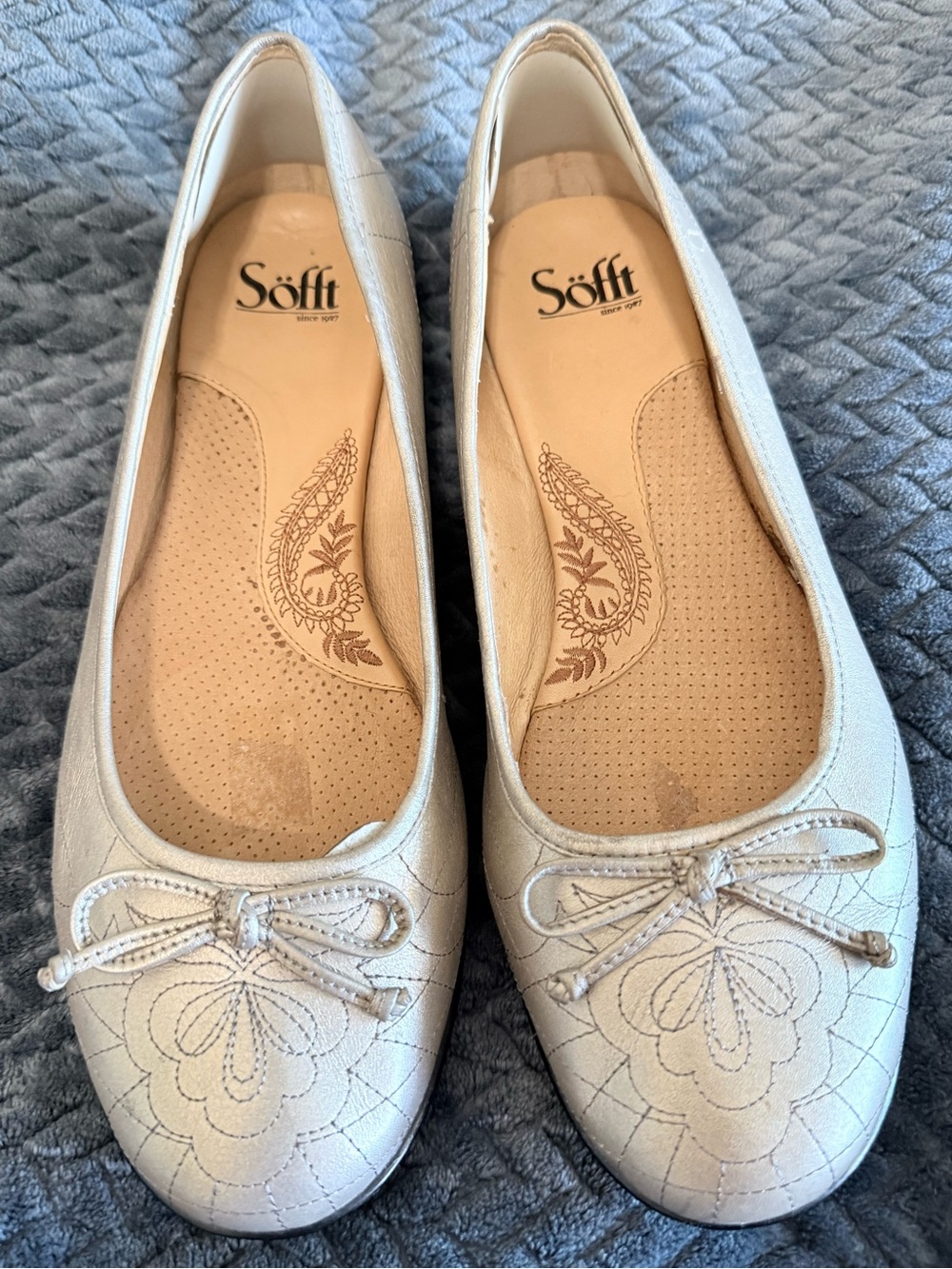 Sofft Polona Pewter Ballet Flats Size 11